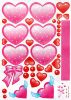 Love Balloons - Large Wall Decals Stickers Appliques Home Decor - HEMU-HL-5876