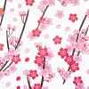 Falling Bloom - X-Large Wall Decals Stickers Appliques Home Decor - HEMU-HL-6845