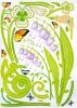 Green Branches - Large Wall Decals Stickers Appliques Home Decor - HEMU-HL-5603