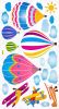 Hot Balloon - Wall Decals Stickers Appliques Home Decor - HEMU-HL-953