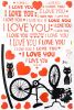 Love Letter - X-Large Wall Decals Stickers Appliques Home Decor - HEMU-HL-6823