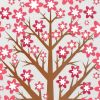 Melody Tree - Large Wall Decals Stickers Appliques Home Decor - HEMU-HL-2107