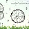 Dandelion On The Field - Large Wall Decals Stickers Appliques Home Decor - HEMU-HL-2173