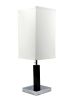 26"H BROWN SQUARE WOODEN TABLE LAMP (1PC/CTN) (0.92/5.55) - as Pic