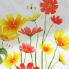 Art Flowers - Wall Decals Stickers Appliques Home Dcor - HEMU-XY-8120