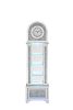 ACME Noralie GRANDFATHER CLOCK W/LED Mirrored & Faux Diamonds AC00353 - as Pic