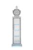 ACME Noralie GRANDFATHER CLOCK W/LED Mirrored & Faux Diamonds AC00351 - as Pic