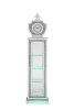 ACME Noralie GRANDFATHER CLOCK W/LED Mirrored & Faux Diamonds AC00351 - as Pic