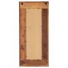 Mirror with Buddha Cladding 19.7"x43.3" Solid Reclaimed Wood - Brown