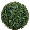 Artificial Boxwood Plant with Pot Ball Shaped Green 46.9" - Green