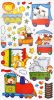 Chu Chu Train-1 - Wall Decals Stickers Appliques Home Decor - HEMU-HL-1222