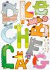 Animal Letters - Large Wall Decals Stickers Appliques Home Decor - HEMU-HL-5868