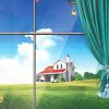 Field Scene - Large Wall Decals Stickers Appliques Home Decor - HEMU-XS-054