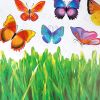 Flying Butterflies-1 - Wall Decals Stickers Appliques Home Decor - HEMU-ZS-019