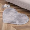 1pc, Tie-dye Silk Wool Area Rug, Plush Carpet, PV Velvet Floor Mat, 27.56*31.5inch - Tie-dye Beige - 27.56*31.5inch