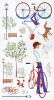 Bike Leisure - Wall Decals Stickers Appliques Home Decor - HEMU-HL-983