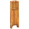 4-Panel Room Divider 63.4"x0.8"x47.2" Solid Acacia Wood - Brown