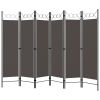 6-Panel Room Divider Anthracite 94.5"x70.9" - Anthracite