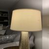 25"H A.B. leaf Hammered Table Lamp (1PC/CTN) (2.15/6.97) - as Pic