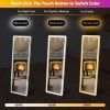 3 Color Lighting Mirror with LED Lights, 64"x21" Lighted Floor Standing Mirror with Stand - as Pic