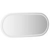 LED Bathroom Mirror 39.4"x17.7" Oval - Transparent