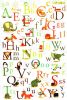 Animals' Alphabet - Wall Decals Stickers Appliques Home Dcor - HEMU-AY-877