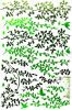 Green Curtain - Wall Decals Stickers Appliques Home Dcor - HEMU-JM-7102