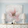 Hand Painted Oil Painting Pink flower Rosebush On Canvas Living Room Hallway Bedroom Luxurious Decorative Painting - 150x150cm - 01