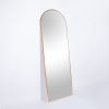 65 x 22 In Matel Arch Stand full-length mirror - Gold