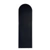 65 x 22 In Matel Arch Stand full-length mirror - black