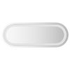 LED Bathroom Mirror 15.7"x5.9" Oval - Transparent