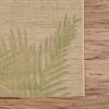 Home Decor Indoor/Outdoor Accent Rug Touch Of Palm Accent Rug - Beige | Pea - 7'9" X 9'5"