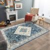 Faux Wool Fabric Area Rugs Doormat - M