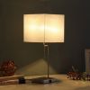 21.5-Inch Aston Square Table Lamp w/ Charging Station - as Pic