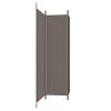 3-Panel Room Divider Anthracite 59.1"x78.7" Fabric - Anthracite