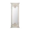 21.5" x 59" Full Length Mirror with Solid Wood Frame, Floor Mirror for Living Room Bedroom Entryway - as Pic