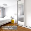 Full Length Mirror, Floor Mirror with Stand,Wall-Mounted Dressing Mirror , Bedroom Mirror with Aluminium Frame 65"x22", Gold - as Pic