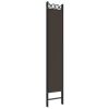 5-Panel Room Divider Brown 78.7"x86.6" Fabric - Brown