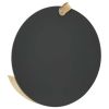 Wall Mirror Solid Pinewood 13.8" - Brown