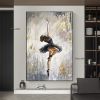 Handmade Oil Painting Canvas Wall Art Decoration Portrait Ballet Girl Home Living Room hallway bedroom luxurious decorative painting - 50X70cm