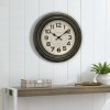 Mainstays 15" Analog Decorative Wall Clock, Brushed Copper - Mainstays