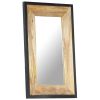 Mirror 31.5"x19.7" Solid Mango Wood - Brown