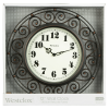 Westclox Wrought Iron Style Bronze Analog Quartz Accuracy 12" Round Wall Clock - Westclox