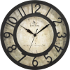 FirsTime & Co. Bronze Raised Number Wall Clock, Traditional, Analog, 8 x 2 x 8 in - FirsTime