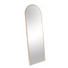 65 x 22 In Matel Arch Stand full-length mirror - Gold