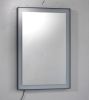 36*24 LED Lighted Bathroom Wall Mounted Mirror with High Lumen+Anti-Fog Separately Control - Matte Black