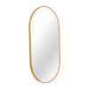 Gold 20*33IN Pill Shaped Mirror - as Pic