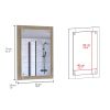 Vanguard Bathroom Mirror; Frame; Looking Glass -Light Pine - as Pic