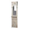 20" x 76" Classic Vintage Antique White Wall Mirror, French Country Wall Decor - as Pic