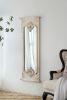 21.5" x 59" Full Length Mirror with Solid Wood Frame, Floor Mirror for Living Room Bedroom Entryway - as Pic